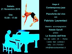 Stage con Pianoforte  Novembre 2015